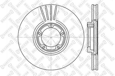 60202547VSX STELLOX Тормозной диск