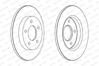 DDF1420C FERODO Тормозной диск