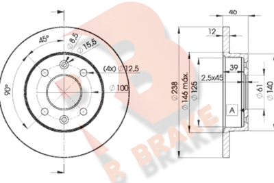 78RBD24286 R BRAKE Тормозной диск