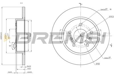 CD8683S BREMSI Тормозной диск