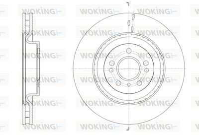 D6163410 WOKING Тормозной диск