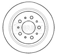 BBD4372 BORG & BECK Тормозной диск