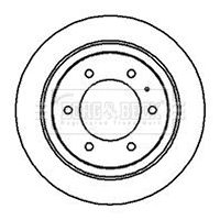 BBD5115 BORG & BECK Тормозной диск