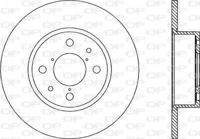 BDA113710 OPEN PARTS Тормозной диск