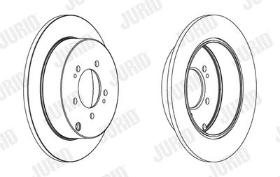 562527JC JURID Тормозной диск