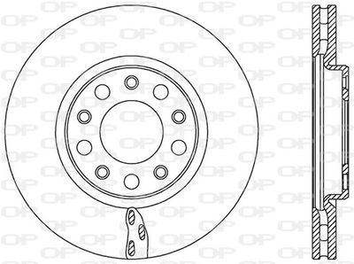 BDA252120 OPEN PARTS Тормозной диск