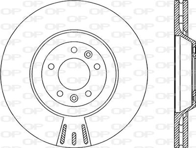 BDR215920 OPEN PARTS Тормозной диск