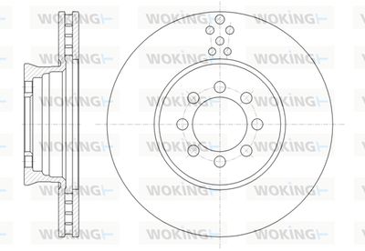 D6148910 WOKING Тормозной диск