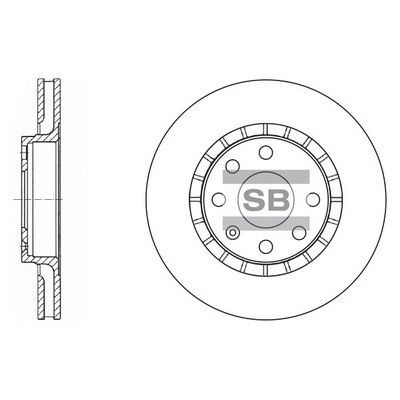 SD3003 Hi-Q Тормозной диск