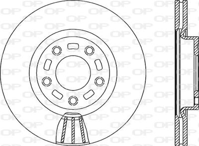 BDA215620 OPEN PARTS Тормозной диск