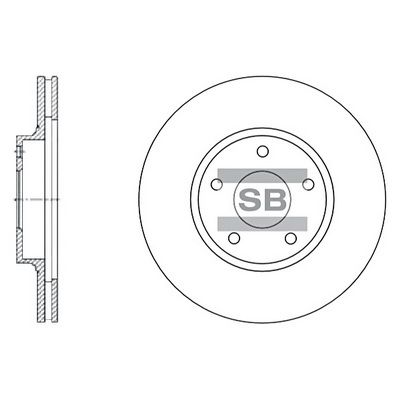 SD3029 Hi-Q Тормозной диск