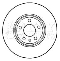 KBD4689 KEY PARTS Тормозной диск