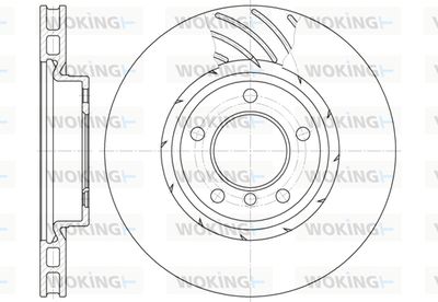 D650810 WOKING Тормозной диск
