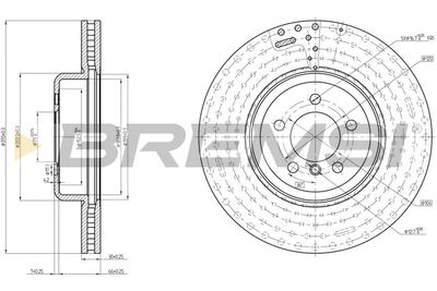 CD8479V BREMSI Тормозной диск