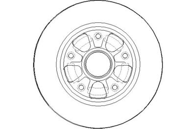 NBD1774 NATIONAL Тормозной диск
