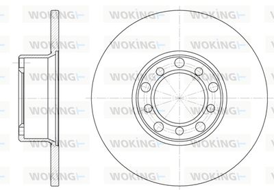 D627200 WOKING Тормозной диск