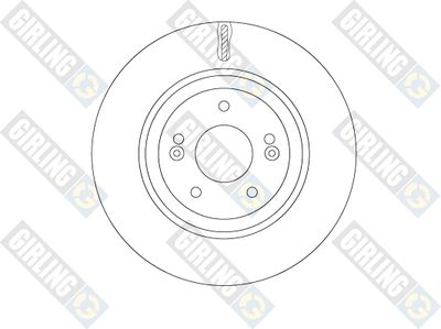 6075921 GIRLING Тормозной диск
