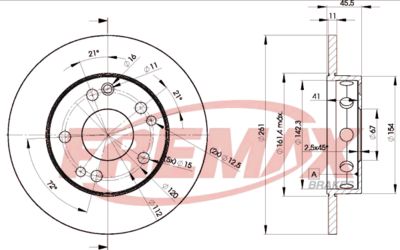 BD6460 FREMAX Тормозной диск