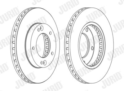 562772JC JURID Тормозной диск