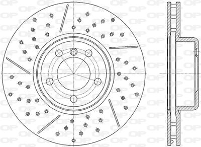 BDR284020 OPEN PARTS Тормозной диск