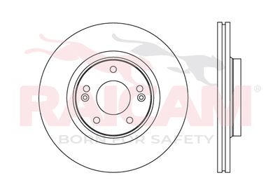 RD01583 RAICAM Тормозной диск