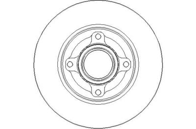 NBD1642 NATIONAL Тормозной диск