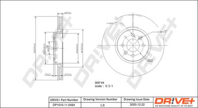 DP1010110494 Dr!ve+ Тормозной диск