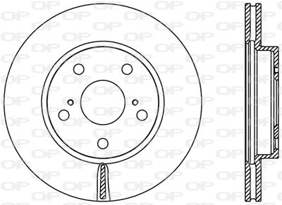 BDR242320 OPEN PARTS Тормозной диск