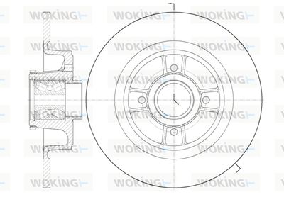 D669820 WOKING Тормозной диск