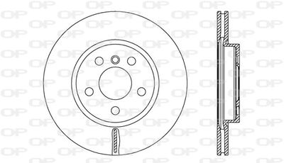 BDR275120 OPEN PARTS Тормозной диск