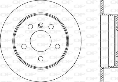 BDA231110 OPEN PARTS Тормозной диск