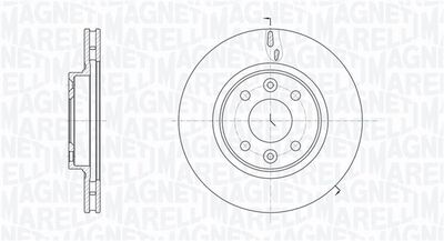 361302040786 MAGNETI MARELLI Тормозной диск