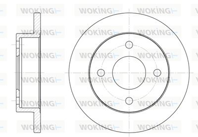 D601300 WOKING Тормозной диск