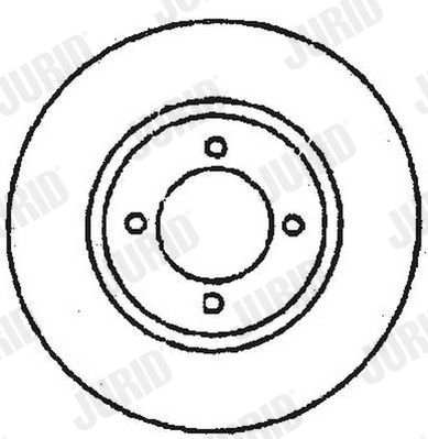 561368J JURID Тормозной диск