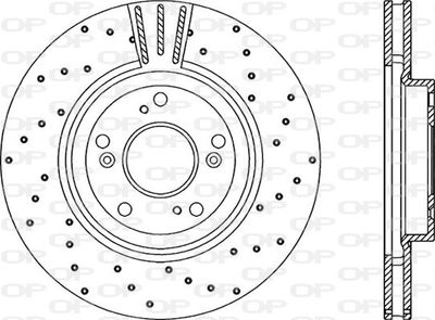 BDRS220925 OPEN PARTS Тормозной диск