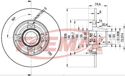 BD5006 FREMAX Тормозной диск