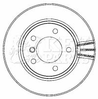 KBD4463 KEY PARTS Тормозной диск