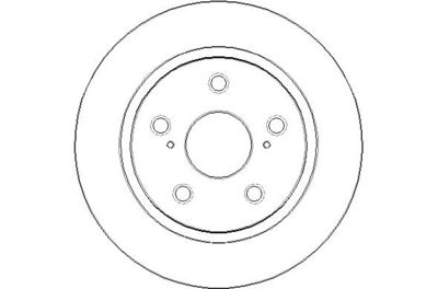 NBD1570 NATIONAL Тормозной диск