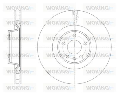 D6167110 WOKING Тормозной диск