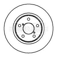 BBD5022 BORG & BECK Тормозной диск