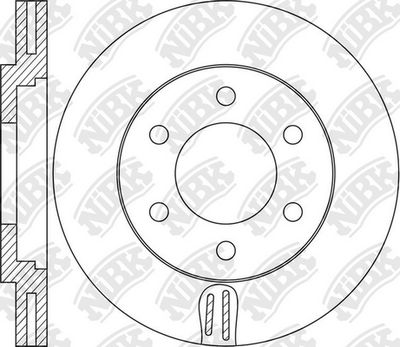 RN1635 NiBK Тормозной диск