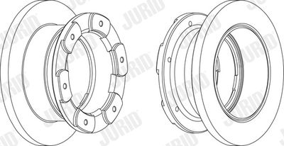 569159J JURID Тормозной диск
