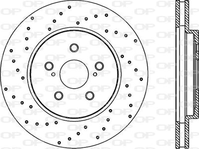 BDRS223825 OPEN PARTS Тормозной диск