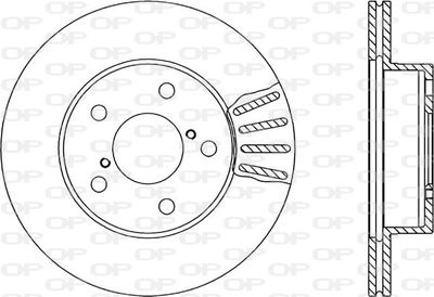 BDR181820 OPEN PARTS Тормозной диск