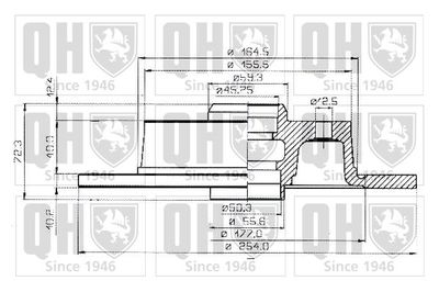 BDC3594 QUINTON HAZELL Тормозной диск