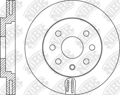RN1647 NiBK Тормозной диск