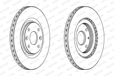 DDF251 FERODO Тормозной диск