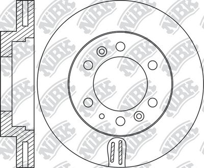 RN1750 NiBK Тормозной диск