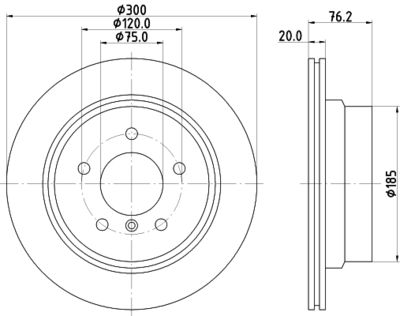 PCD15822 DON Тормозной диск