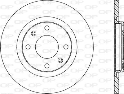 BDR171710 OPEN PARTS Тормозной диск